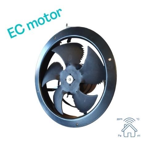 Ventilator Axial cu Cadru Circular FN025-4QE.UA.V5P3 — Motor EC 254mm