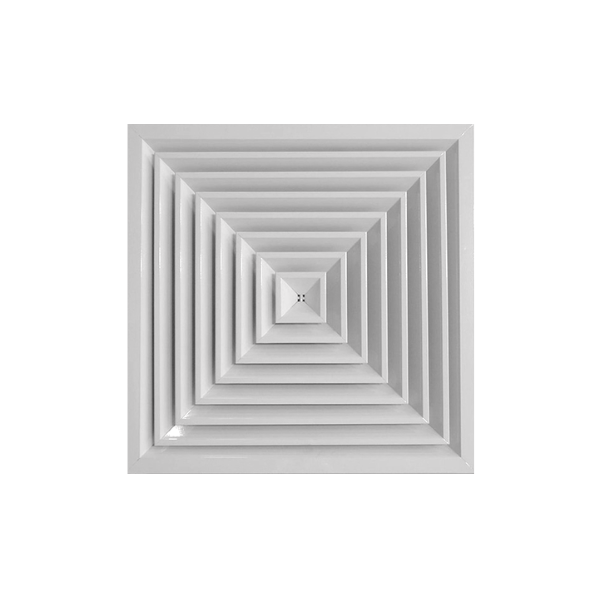 Grilă Ventilație O4 150x150mm RAL9010