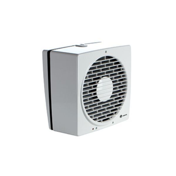 Casals Kubalik 230 — reversible axial wall and window fan 450 m³/h with automatic backdraft damper
