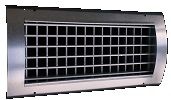 Double deflection grilles - T2P - SR 700 x 150 mm