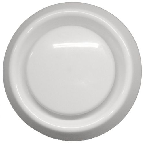 Valvă de Aer Rotundă Ø100mm — Oțel Vopsit Electrostatic RAL9016, Disc Reglabil, Admisie/Evacuare Aer