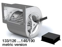Ventilator centrifugal incorporabil DDMP 7/7 M6A0 DA5 230V-1F + DRIVER