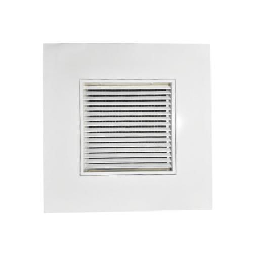 Grilă Deflexie Simplă TEP E FA SPQ 350x350mm RAL 9010