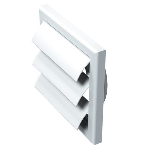 Grilă Gravitațională 142x142mm, Ø125 mm, PVC